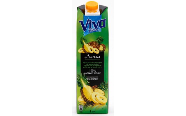  VIVA FRESH - 100% ΦΥΣΙΚΟΣ ΧΥΜΟΣ ANANA 1Lt