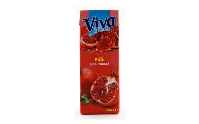 ΦΡΟΥΤΟΠΟΤΟ ΡΟΔΙ VIVA FRESH 250ml