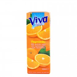 100% ΦΥΣΙΚΟΣ ΧΥΜΟΣ ΠΟΡΤΟΚΑΛΙ VIVA FRESH 250ml